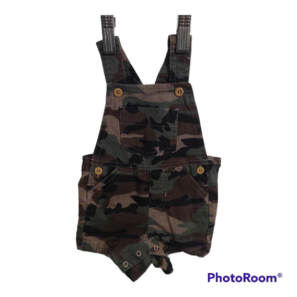 Two pcs Wonder Nation 0-3 months Baby Boy Dressy & Overall Clothes - Picture 5 of 8